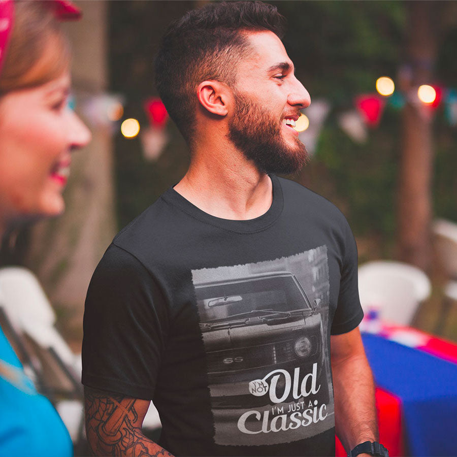 T-shirt I'm not old, I'm just a classic Camaro SS