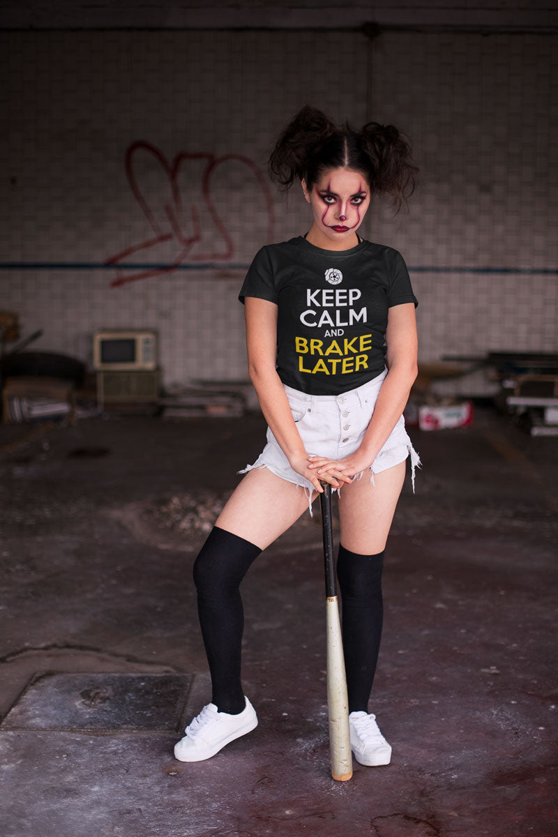 T-shirt Keep Calm and Brake Later