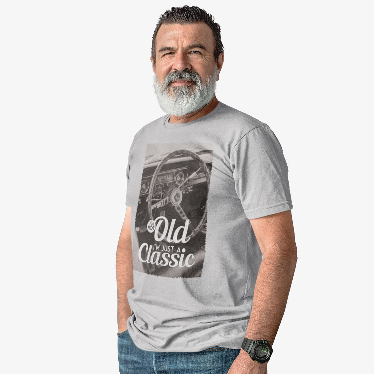 T-shirt I'm not old, I'm just a classic Volant Mustang