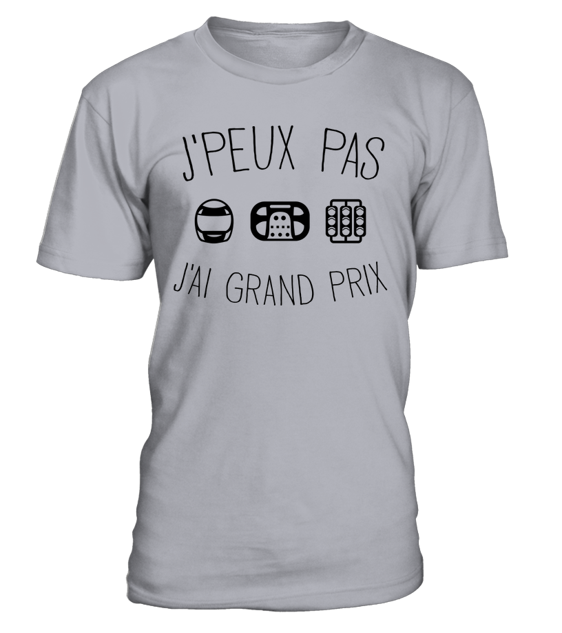 T-shirt Homme Col V J'Peux Pas Y'a Grand Prix Formule 1 F1 Course