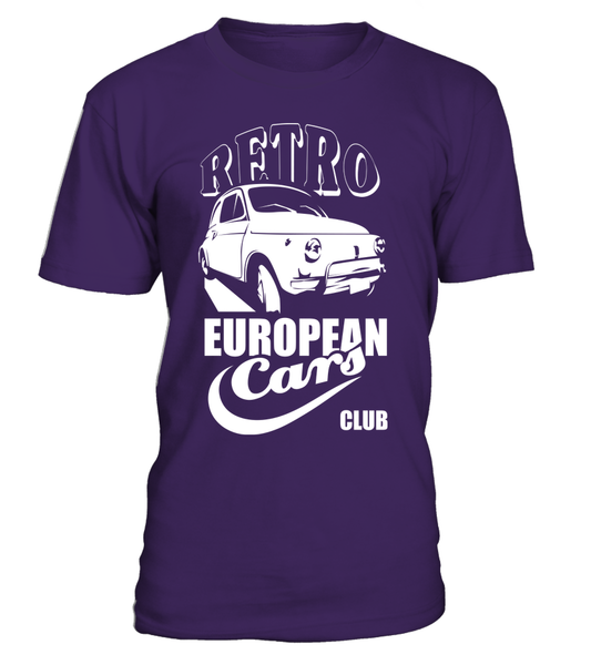 T-shirt "Fiat 500" Vintage European Cars