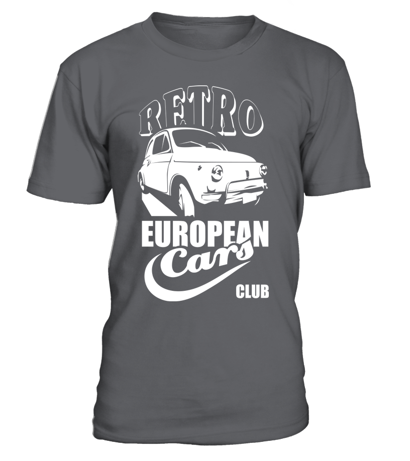T-shirt "Fiat 500" Vintage European Cars
