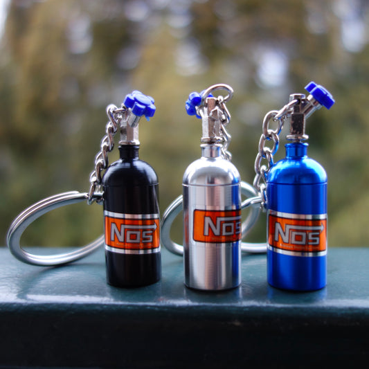 Porte-clés bouteille de NOS