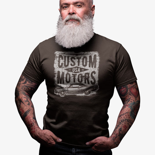 T-shirt Custom Motors USA