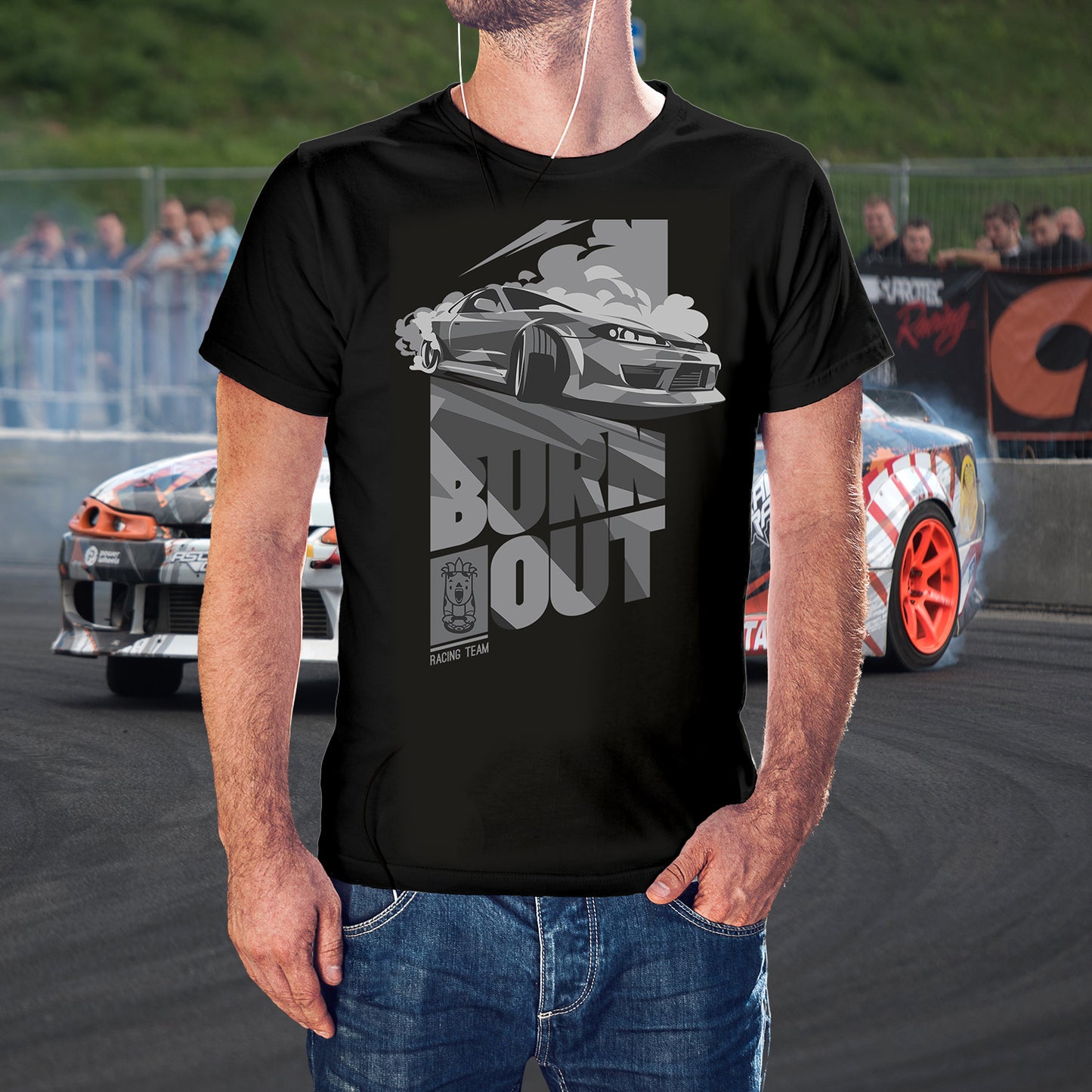 T-shirt Burnout and Drift