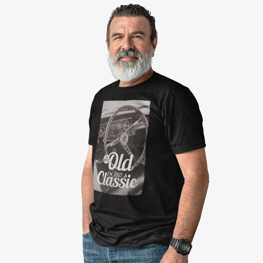 T-shirt I'm not old, I'm just a classic Volant Mustang