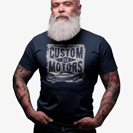 T-shirt Custom Motors USA
