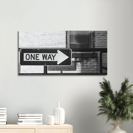 Toile One Way (panneau de signalisation)