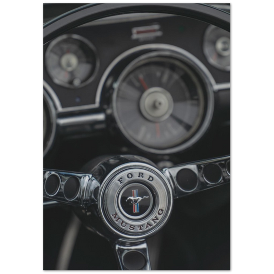 Poster volant de Ford Mustang