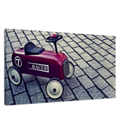 Toile voiture de course pour enfant